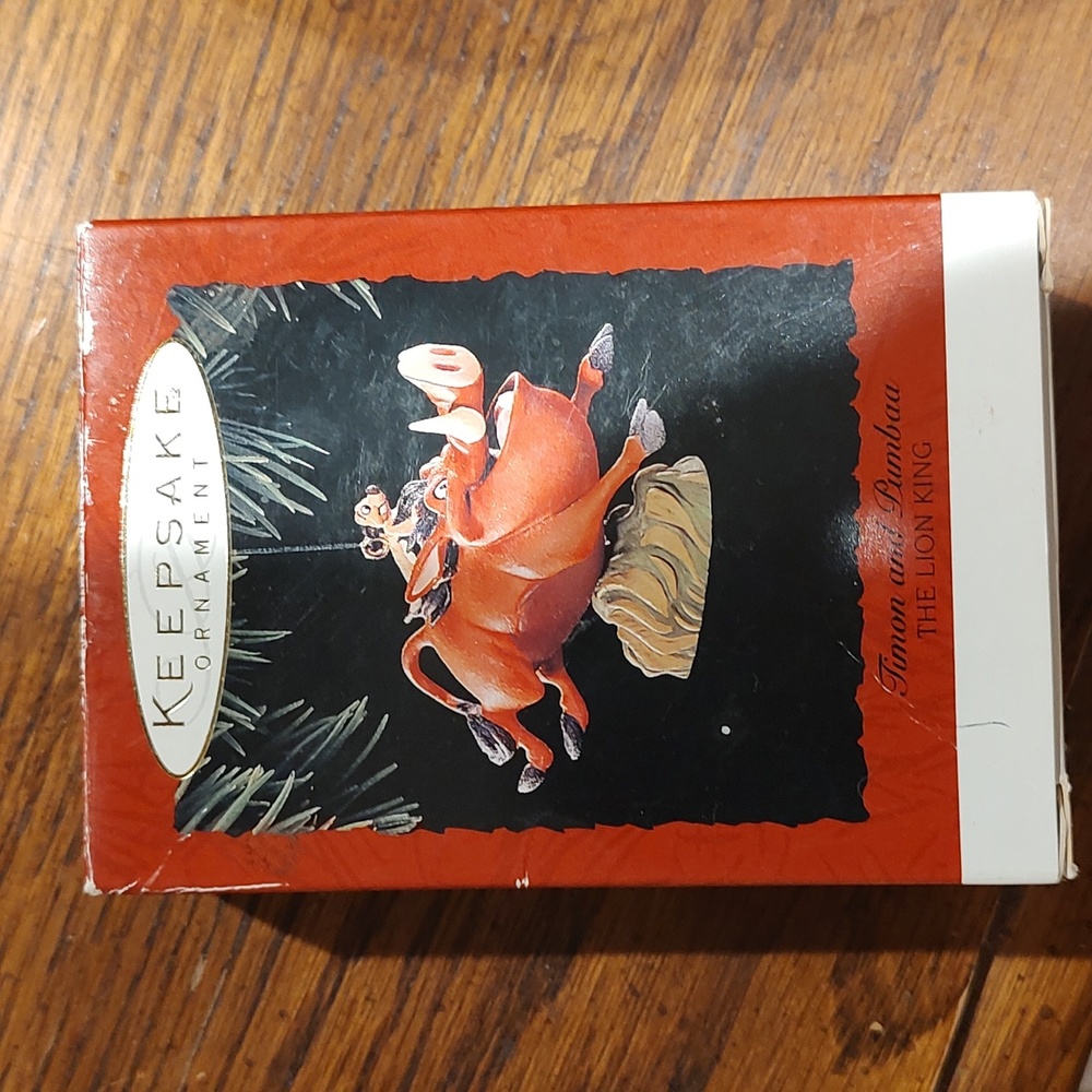 Hallmark Keepsake Christma Ornament Lion King Timon And Pumba